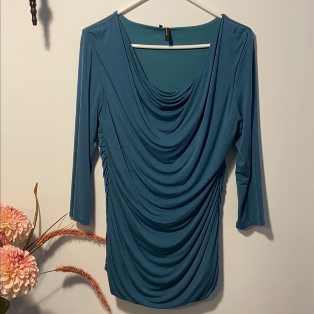 🍀3/$12🍀 Maurices hunter green sinch top, med